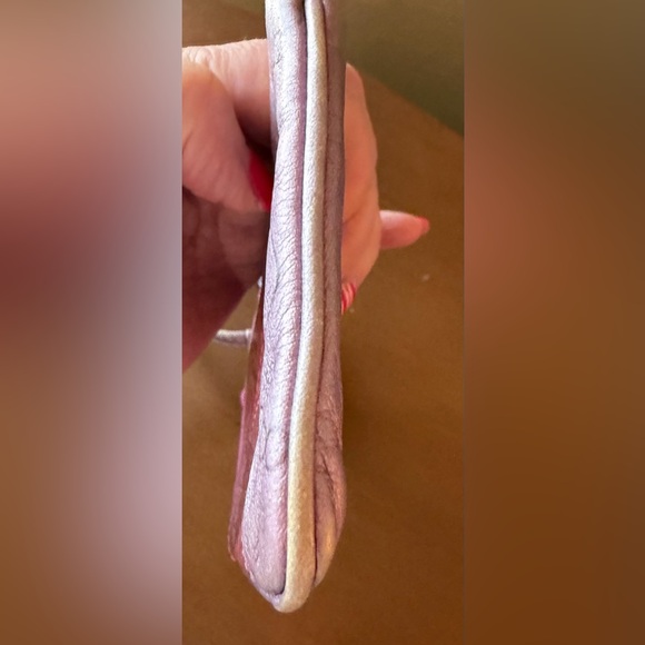 Coach Heart Design Pink and Purple Poppy Wristlet- PRICE FIRM - Picture 8 of 15